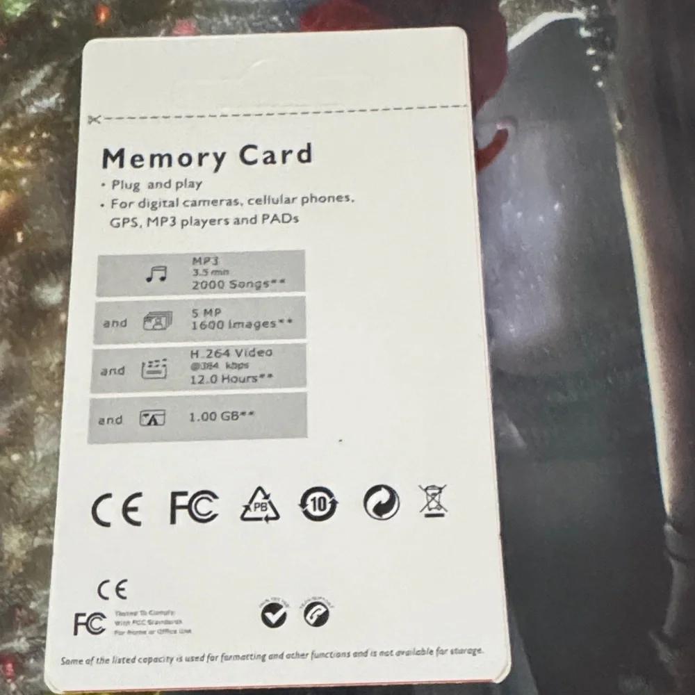 Sony Red and Black Micro SD Card with Adapter